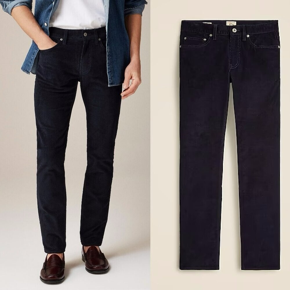 J Crew Navy Slim Fit Tech Pant 484 Size 30X32 NWT